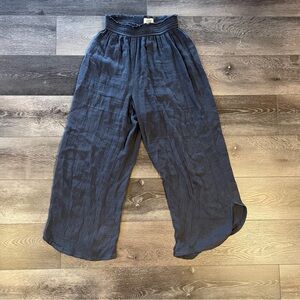 Marine Layer Pull On gauze Gray Pants Pockets Womens Medium Lightweight